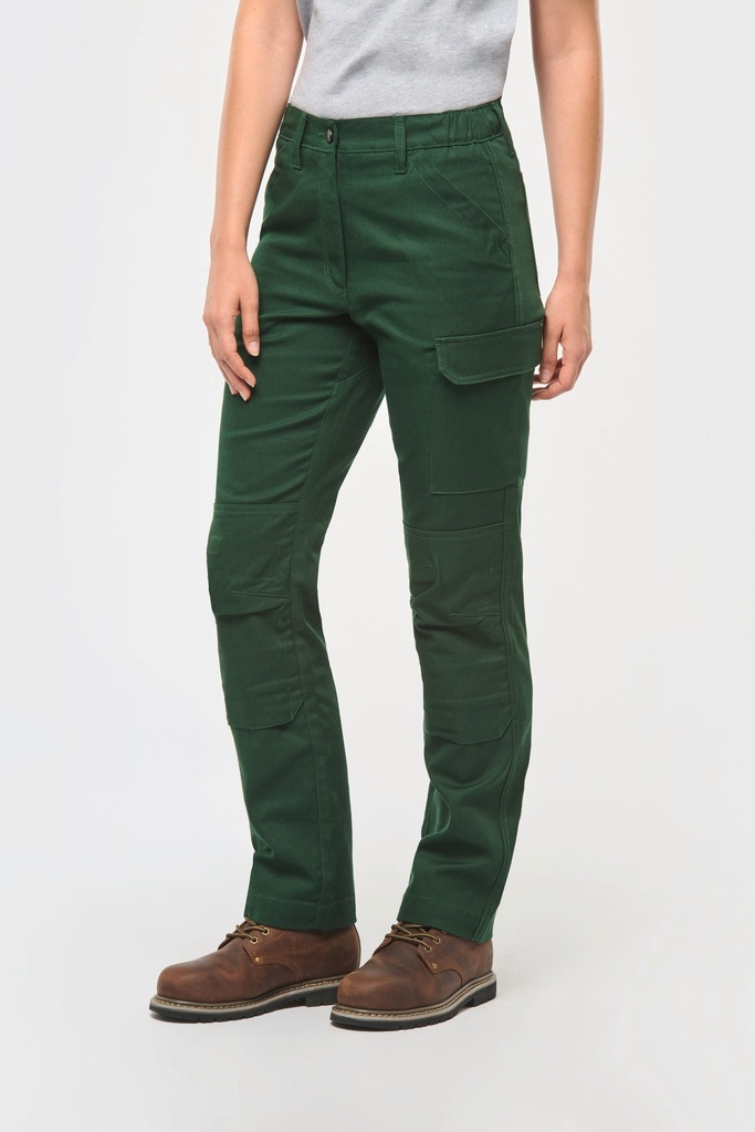[WK741-DarkGrey-44FR] WK741 - Pantalon de travail multipoches femme - DarkGrey (44FR)