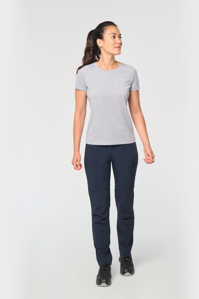 [WK745-Navy-44FR] WK745 - Pantalon recyclé stretch femme - Navy (44FR)