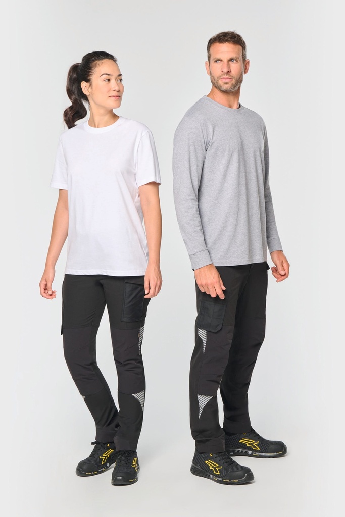 [WK746-Navy-44FR] WK746 - Pantalon stretch recyclé multipoches unisexe - Navy (44FR)