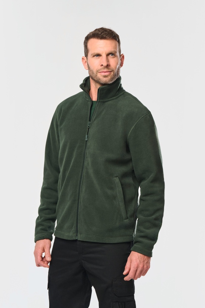 [WK903-ForestGreen-S] WK903 - Veste micropolaire zippée homme - ForestGreen (S)