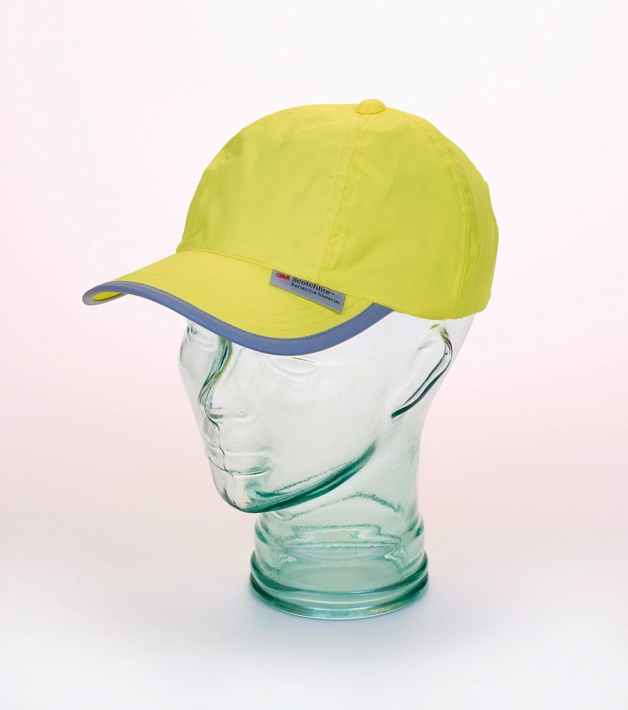 [YC6713-Orange-OneSize] YC6713 - Casquette baseball à bordures réfléchissantes - Orange