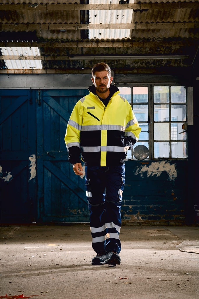 YHVP209 - Veste Hi-vis fontaine - HiVisOrange_Navy