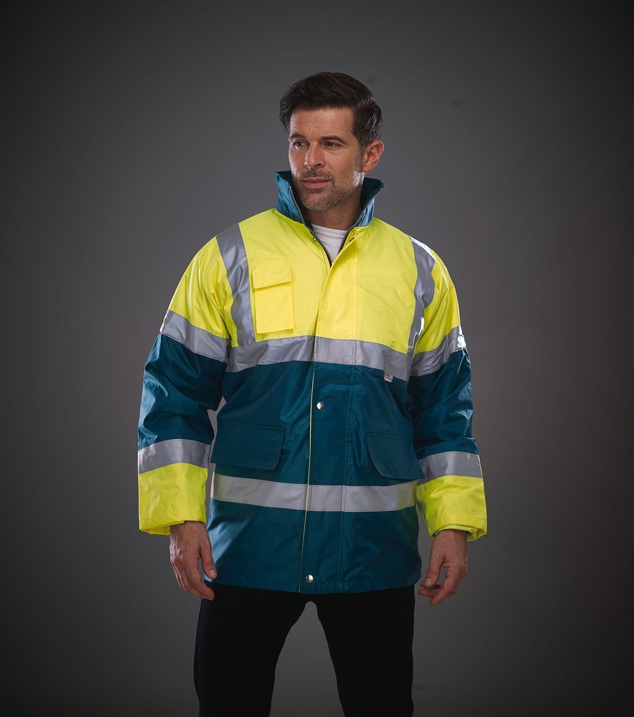 YHVP303 - Veste contrastante haute visibilité - HiVisYellow_Green