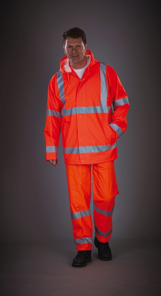 YHVS450 - Veste de pluie respirante Hi-Vis Soft Flex - HiVisOrange