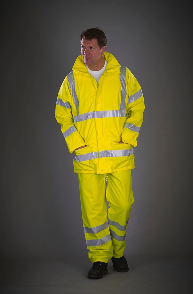 YHVS451 - Pantalon de pluie respirant Hi-Vis Soft Flex - HiVisOrange