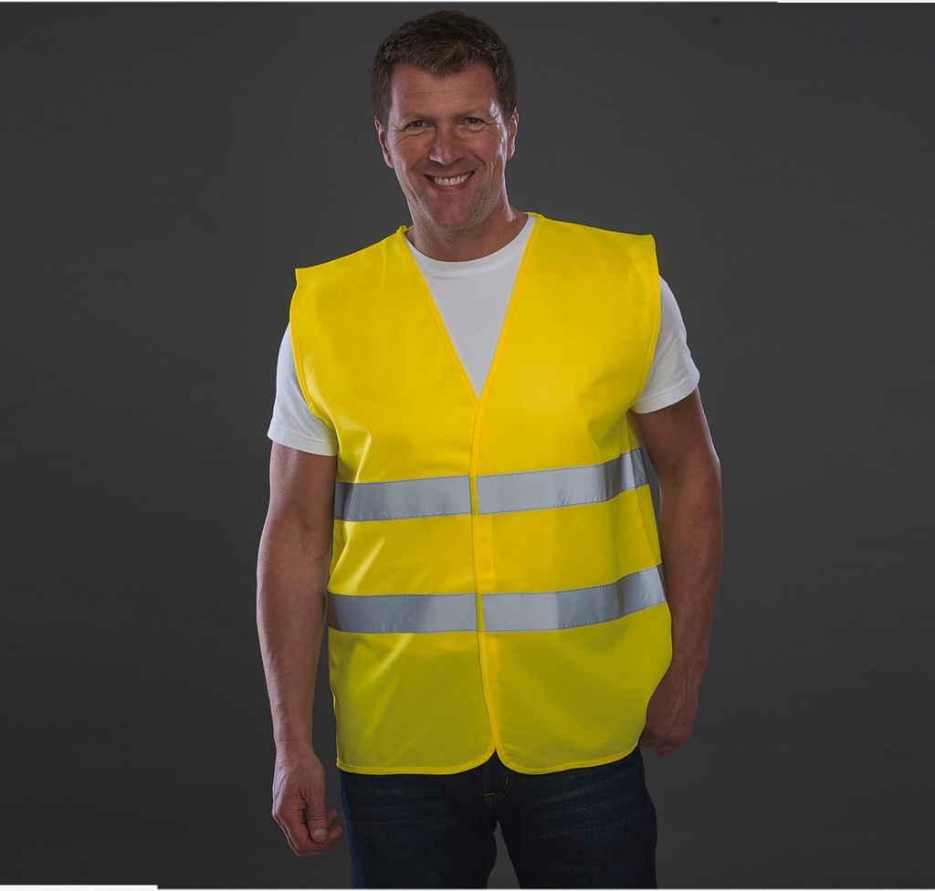 YHVW102 - Gilet à 2 bandes haute visibilité - HiVisYellow