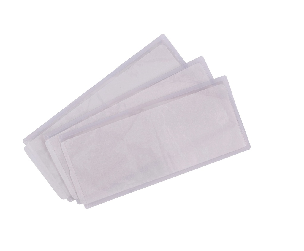 YID05 - Poches d'identité thermocollantes (1 unité = pack de 50) - Transparent