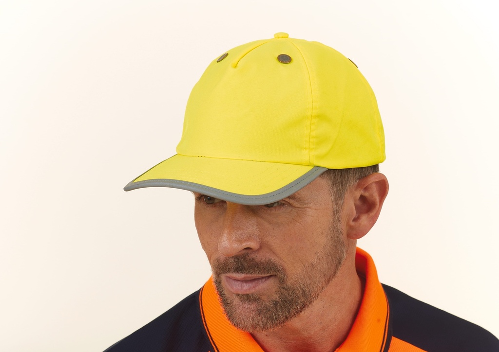 YTFC100 - Casquette de protection 5 panneaux - Red