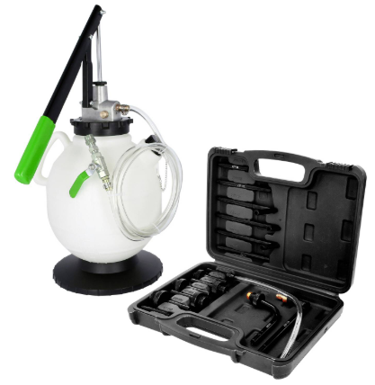 [512.5095] KSTools 512.5095 Kit de remplissage d'huile pour engrenages universel COMPETITION avec jeu de 15 adaptateurs
