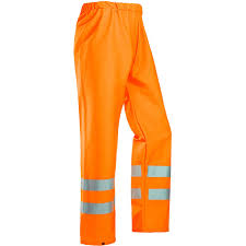 Pantalon de pluie haute visibilité Orange Fluo Bastogne SIOEN
