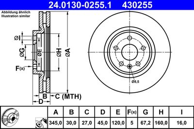 [AT430255] [⚠Déstockage] AT DISQUES DE FREIN PCE