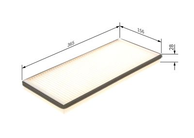 [1987432043] [⚠Déstockage] FILTRE HABITACLE BOSCH M2043