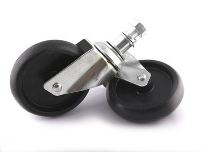 [⚠Déstockage] PAIRE DE ROUE PIVOTANTES DIAM125X32MM
