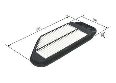 [F026400349] [⚠Déstockage] FILTRE A AIR BOSCH S0349