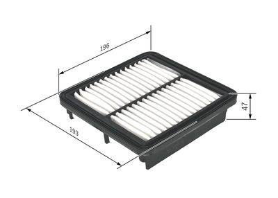 [F026400352] [⚠Déstockage] FILTRE A AIR BOSCH S0352