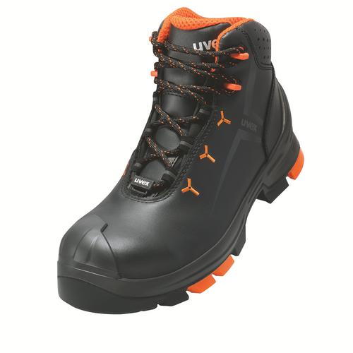 [6503.3-35] 65033 - uvex 2 Chaussure de sécurité S3  noir, orange Largeur 12 (35)