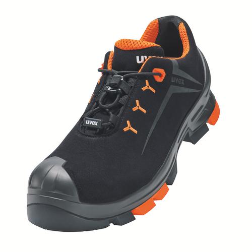 [6508.3-35] 65083 - uvex 2 Chaussures basses S3  noir, orange Largeur 12 (35)