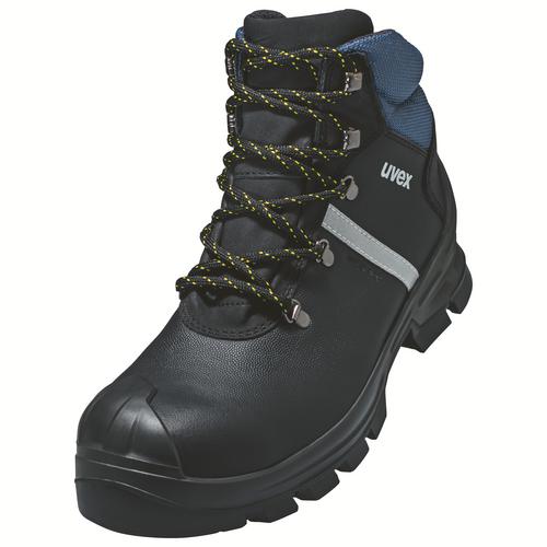 [6512.3-35] 65123 - uvex 2 construction Chaussure de sécurité S3  noir, bleu Largeur 12 (35)