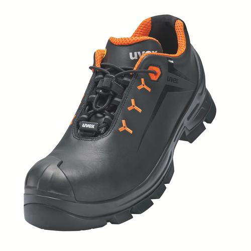 [6522.4-35] 65224 - uvex 2 MACSOLEÂ® Chaussures basses S3  noir, orange Largeur 14 (35)
