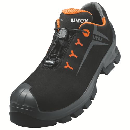 [6524.3-35] 65243 - uvex 2 MACSOLEÂ® Chaussures basses S3  noir, orange Largeur 12 (35)
