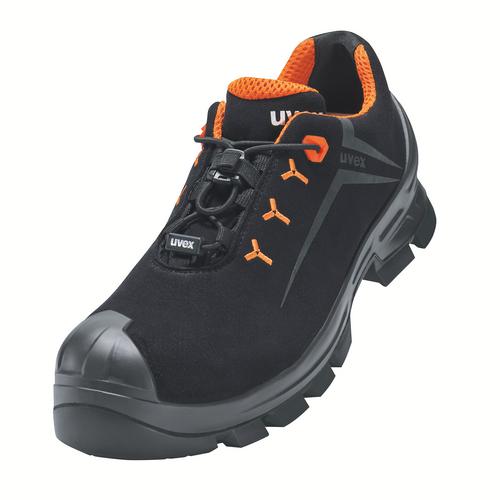 [6528.3-35] 65283 - uvex 2 MACSOLEÂ® Chaussures basses S3  noir, orange Largeur 12 (35)