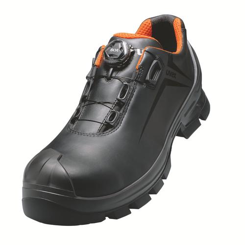 [6531.3-35] 65313 - uvex 2 MACSOLEÂ® Chaussures basses S3  noir, orange Largeur 12 (35)