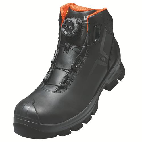 [6532.1-35] 65321 - uvex 2 MACSOLEÂ® Chaussure de sécurité S3  noir, orange Largeur 10 (35)
