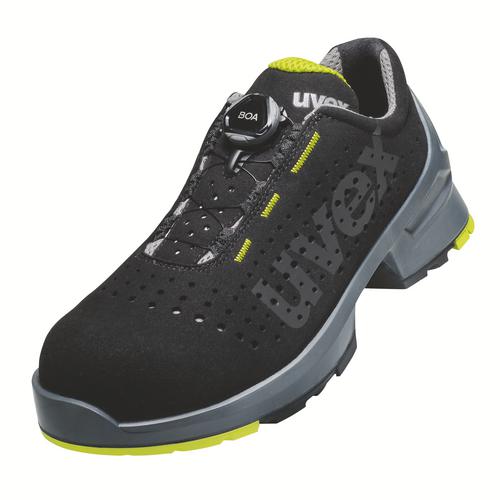 [6565.8-35] 65658 - uvex 1 Chaussures basses S1  noir, jaune Largeur 11 (35)