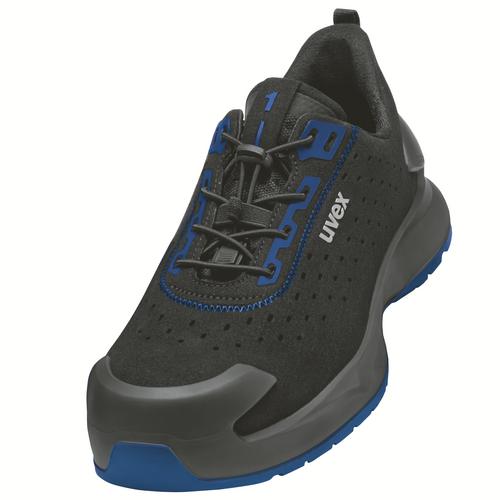 [6813.9-35] 68139 - uvex 1 x-craft Chaussures basses S1  noir, bleu Largeur 12 (35)