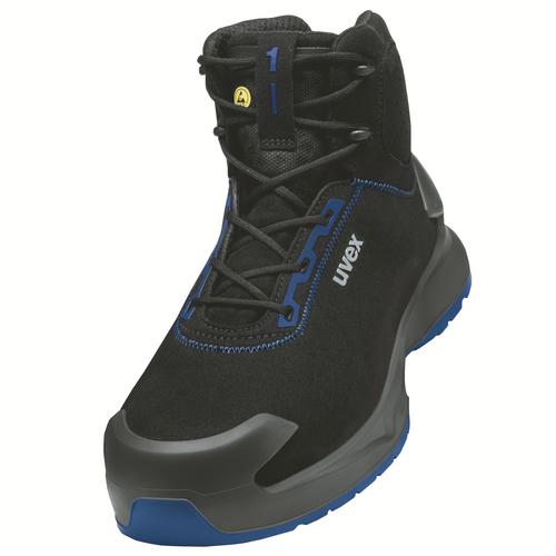 [6815.0-35] 68150 - uvex 1 x-craft Chaussure de sécurité S2  noir, bleu Largeur 14 (35)