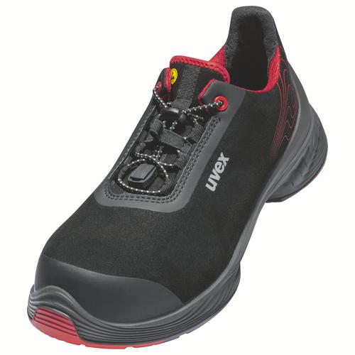 [6838.3-35] 68383 - uvex 1 G2 Chaussures basses S3  noir, rouge Largeur 12 (35)