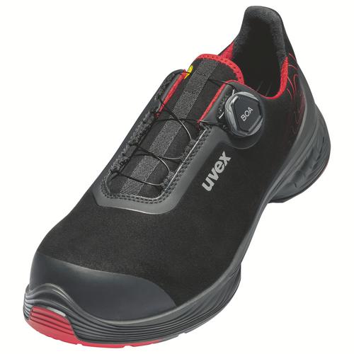 [6840.3-35] 68403 - uvex 1 G2 Chaussures basses S3  noir, rouge Largeur 12 (35)