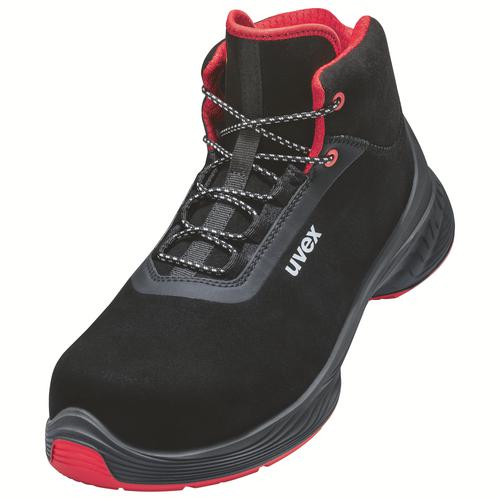 [6850.8-35] 68508 - uvex 1 G2 Chaussure de sécurité S2  noir, rouge Largeur 11 (35)