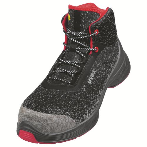 [6853.9-35] 68539 - uvex 1 G2 Chaussure de sécurité S1  noir, rouge Largeur 12 (35)