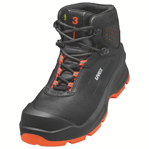 68732 - uvex 3 Chaussure de sécurité S3  noir, orange Largeur 11