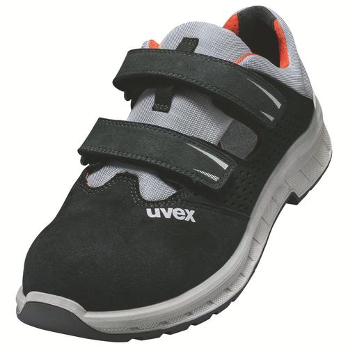 [6906.2-37] 69062 - uvex 2 trend Sandales S1P  noir, gris, rouge Largeur 11 (37)