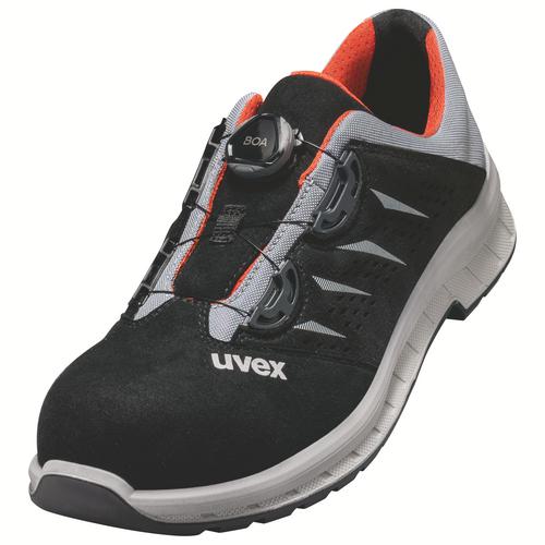 [6908.1-38] 69081 - uvex 2 trend Chaussures basses S1P  noir, gris, rouge Largeur 10 (38)
