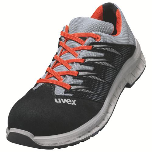 [6909.7-37] 69097 - uvex 2 trend Chaussures basses S2  noir, gris, rouge Largeur 10 (37)