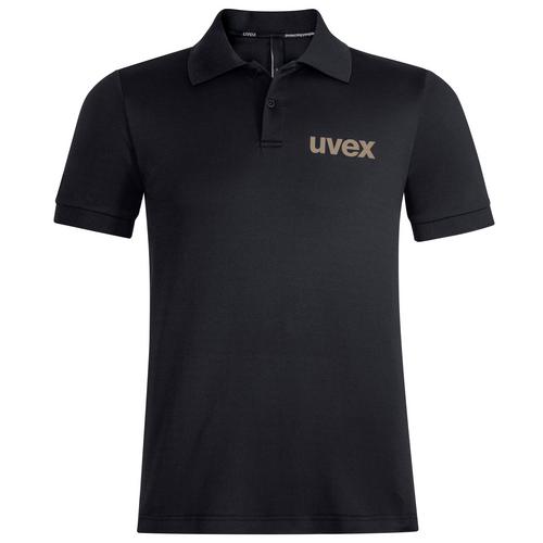 70712 - Polo uvex corporate 26 noir, graphite