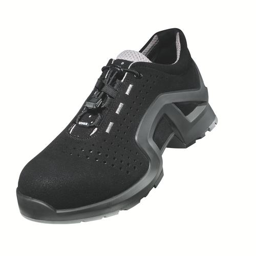 85119 - uvex 1 support Chaussures basses S1  noir, gris Largeur 12