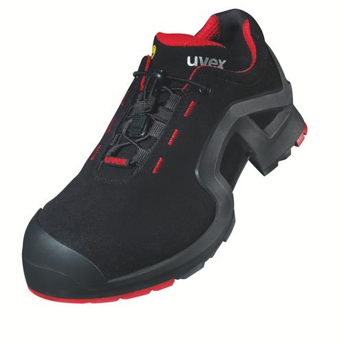 [8516.3-35] 85163 - uvex 1 support Chaussures basses S3  noir, rouge Largeur 12 (35)