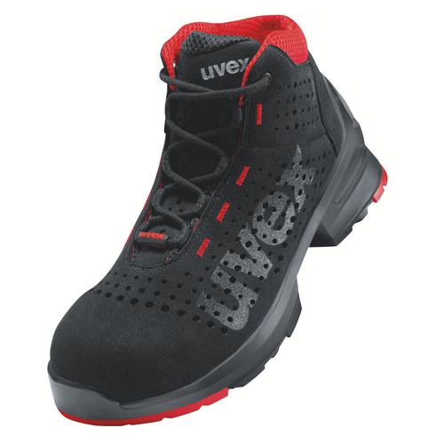 [8547.9-35] 85479 - uvex 1 Chaussure de sécurité S1  noir, rouge Largeur 12 (35)