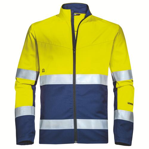 88266 - Veste de travail uvex Construction jaune, bleu, jaune signalisation