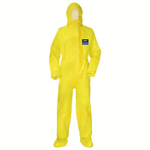 [88498-S] 88498 - uvex Non réutilisable (NR) Combinaison jaune, (S)