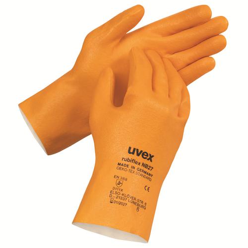 89636 - Gants de protection uvex rubiflex 