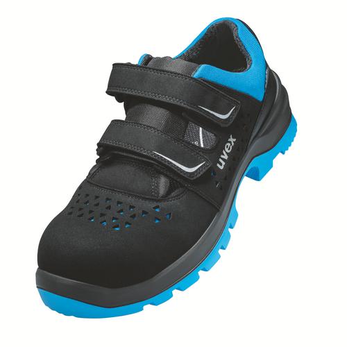 [9553.2-35] 95532 - uvex 2 xenovaÂ® Sandales S1P  noir, bleu Largeur 11 (35)