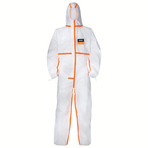 98375 - uvex Non réutilisable (NR) Combinaison blanc, orange,