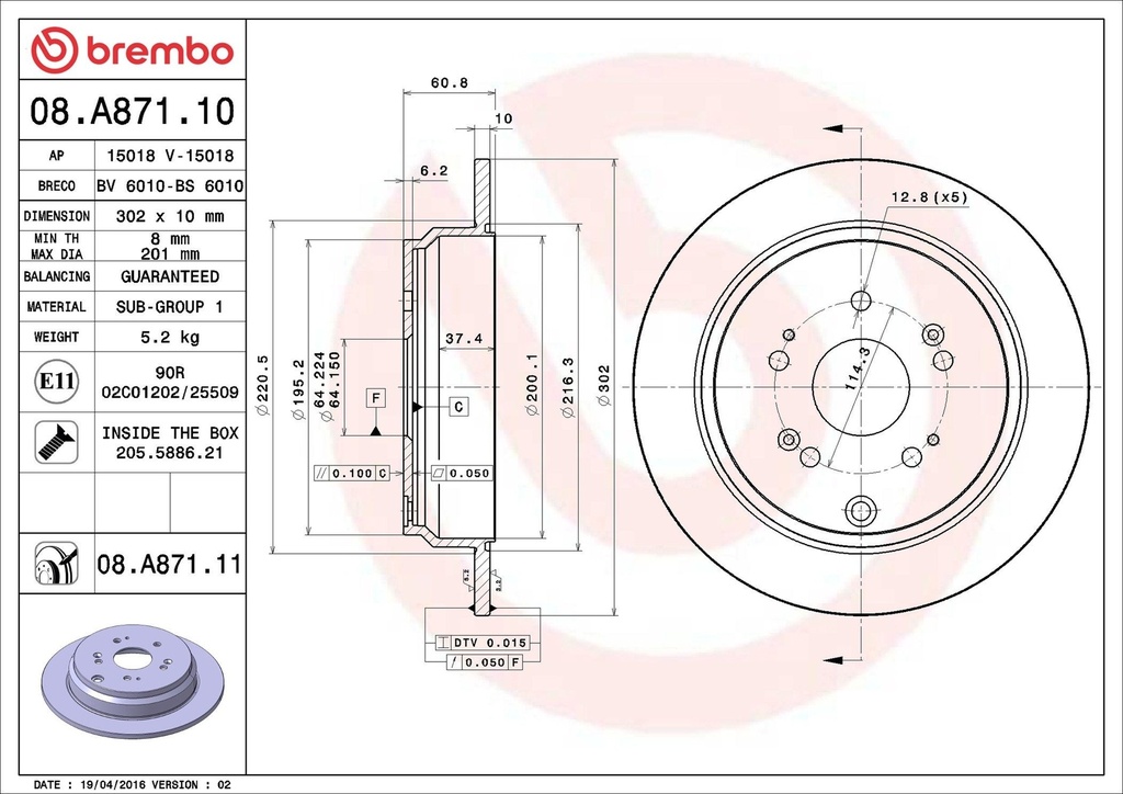 [⚠Déstockage] DISQUES DE FREIN BREMBO