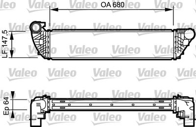[817828] [⚠Déstockage] INTERCOOLER VALEO